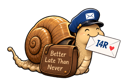 I4R Finally Has a Newsletter!